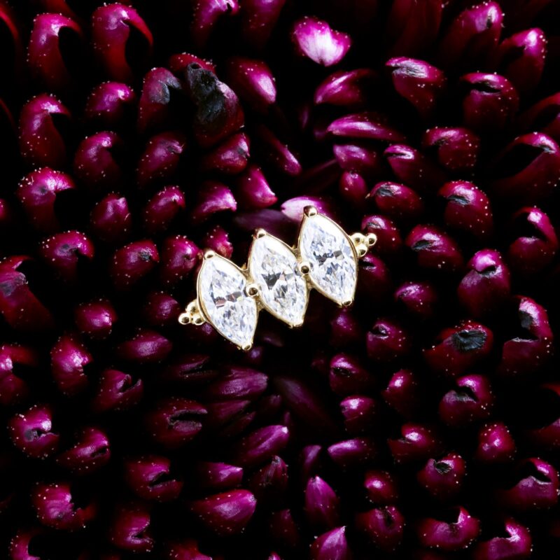 Trifid pin