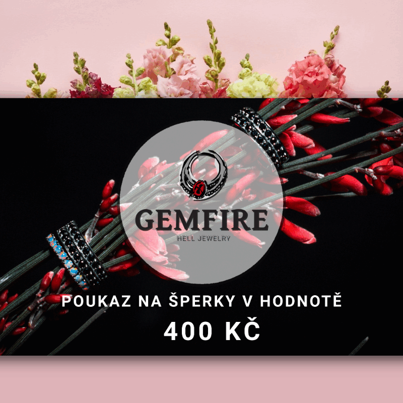 Dárkový poukaz na šperky Gemfire - fyzický formát